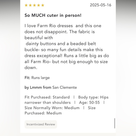 Farm Rio x Anthropologie
Short-Sleeve Button-Front Mini Dress size S. - Picture 16 of 16